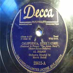 Al Jolson - California Here I Come mp3