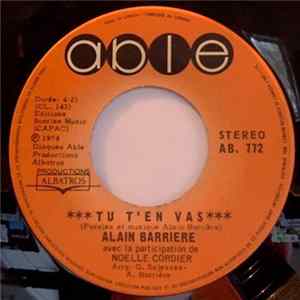 Alain Barriere - Tu T'en Vas / Un Poete mp3