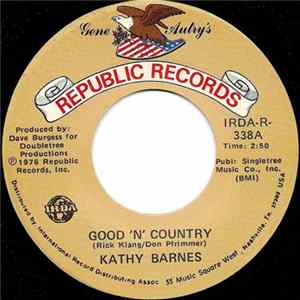 Kathy Barnes - Good 'N' Country mp3