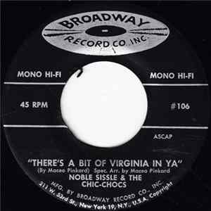 Noble Sissle & The Chic-Chocs - Harlem's Poppin / There's A Bit Of Virginia In Ya mp3