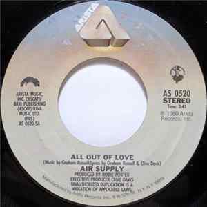 Air Supply - All Out Of Love mp3