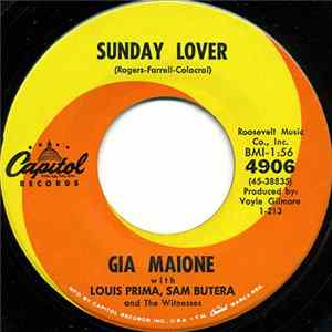 Gia Maione With Louis Prima, Sam Butera And The Witnesses - Sunday Lover mp3