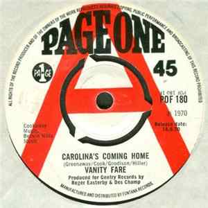 Vanity Fare - Carolina's Coming Home mp3