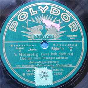 Jodlerdoppelquartett Des Pontonier-Fahrvereins Worblaufen - S'Heimelig / D'r Geissbueb mp3
