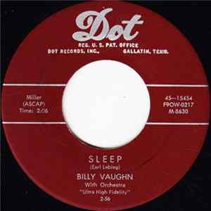 Billy Vaughn With Orchestra - Sleep / Till I Waltz Again With You mp3