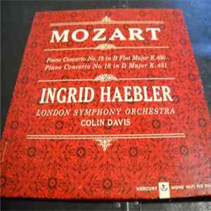 Mozart, Ingrid Haebler, London Symphony Orchestra, Colin Davis - Piano Concerto Nos. 15 & 16 mp3
