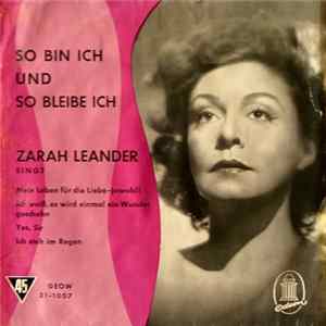 Zarah Leander - So Bin Ich Und So Bleibe Ich mp3