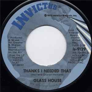 Glass House - Thanks I Needed That mp3