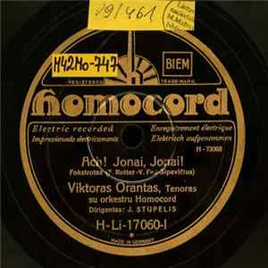Viktoras Orantas - Ach! Jonai, Jonai! / Gulk Lovon Ir Valgyk Pomidorius! mp3