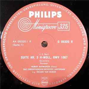 J. S. Bach, Hubert Barwahser, Das Concertgebouw-Orchester Amsterdam, Eduard van Beinum - Suite Nr. 2 H-Moll, BWV 1067 mp3