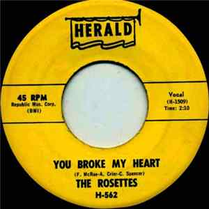 The Rosettes - You Broke My Heart / It Must Be Love mp3