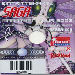Saga - Eintrittskarte - Marathon Tour 2003 mp3