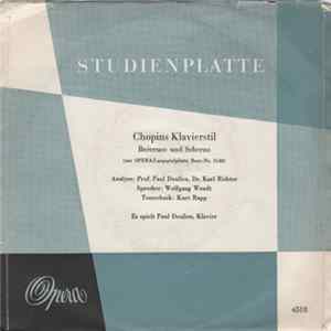 Wolfgang Wendt , Klavier: Paul Douliez - Chopins Klavierstil mp3