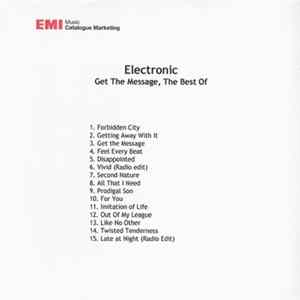 Electronic - Get The Message, The Best Of mp3