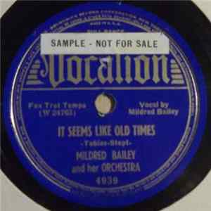 Mildred Bailey And Her Orchestra - It Seems Like Old Times / Moon Love mp3