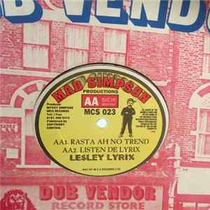 Leslie Lyrics / Simmey Ranks - Rasta Ah No Trend / Bible Mi Use mp3