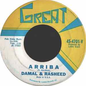 Damal & Rasheed - Arriba / Twistin' In The Tub mp3