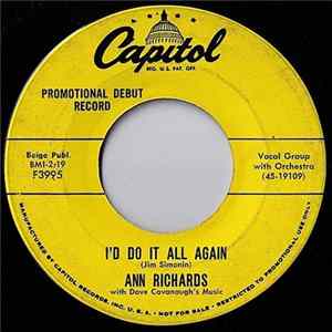 Ann Richards - I'd Do It All Again / Nobody Knows The Trouble I've Seen mp3