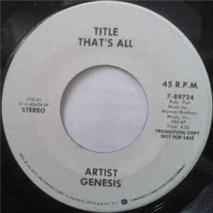 Genesis - That's All mp3