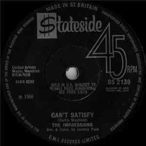 The Impressions - Can't Satisfy/You've Been Cheatin' mp3