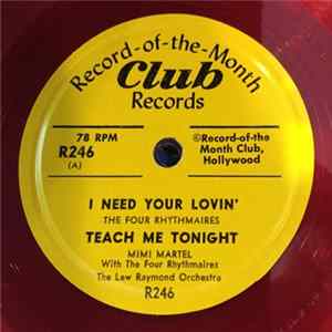 Various - Mambo Italians / Whither Thou Goest // I Need Your Lovin’ / Teach Me Tonight mp3