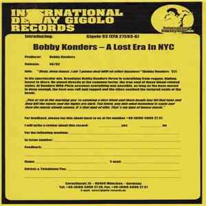 Bobby Konders - A Lost Era In NYC mp3
