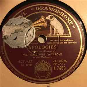 Mezz Mezzrow And His Orchestra - Apologies / Sendin' The Vipers mp3