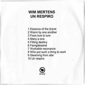 Wim Mertens - Un Respiro mp3
