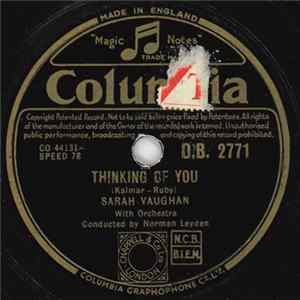 Sarah Vaughan / Toni Arden - Thinking Of You / Only A Moment Ago mp3