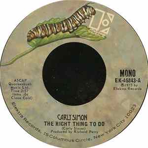 Carly Simon - The Right Thing To Do / We Have No Secrets mp3
