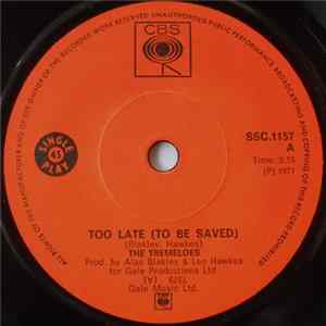 The Tremeloes - Too Late (To Be Saved) mp3