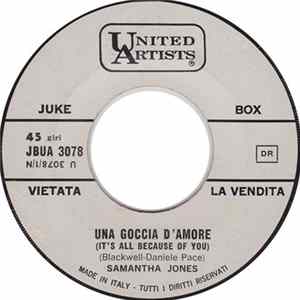 Samantha Jones - Una Goccia D'Amore (It'S All Because Of You) mp3